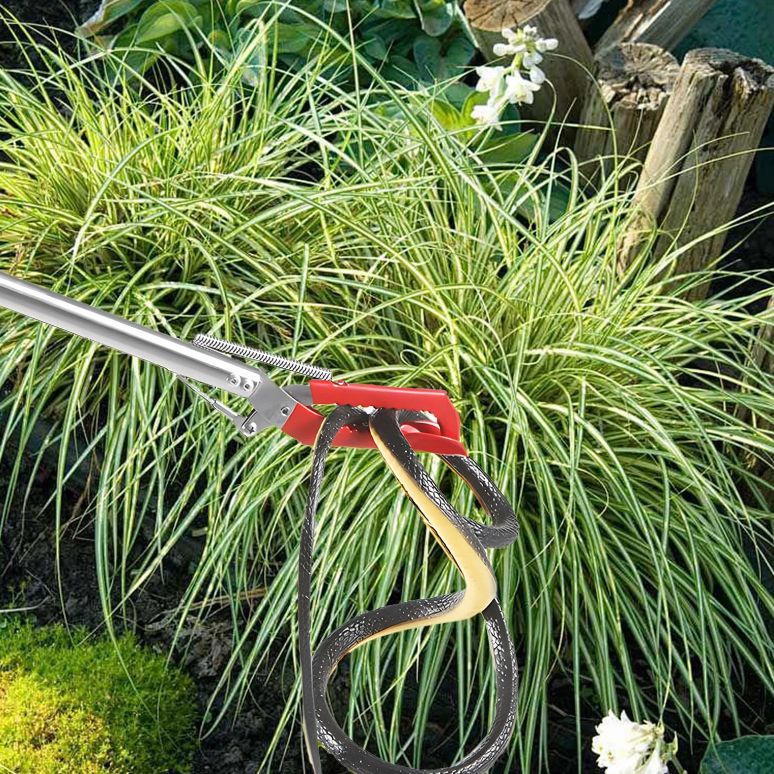 Pince à serpent pliable 127 cm acier inoxydable serrure