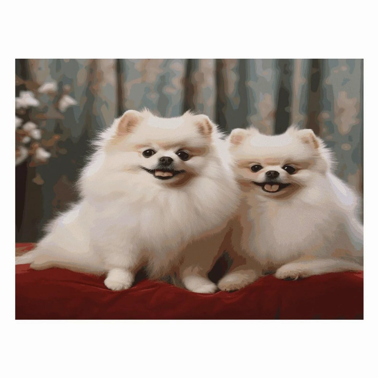 Tapis de nourriture pour chien et chat de Poméranie à poils courts – Tapis d'alimentation antidérapant, tapis de nourriture pour chien facile à nettoyer pour la nourriture et l'eau, tapis de gamelle