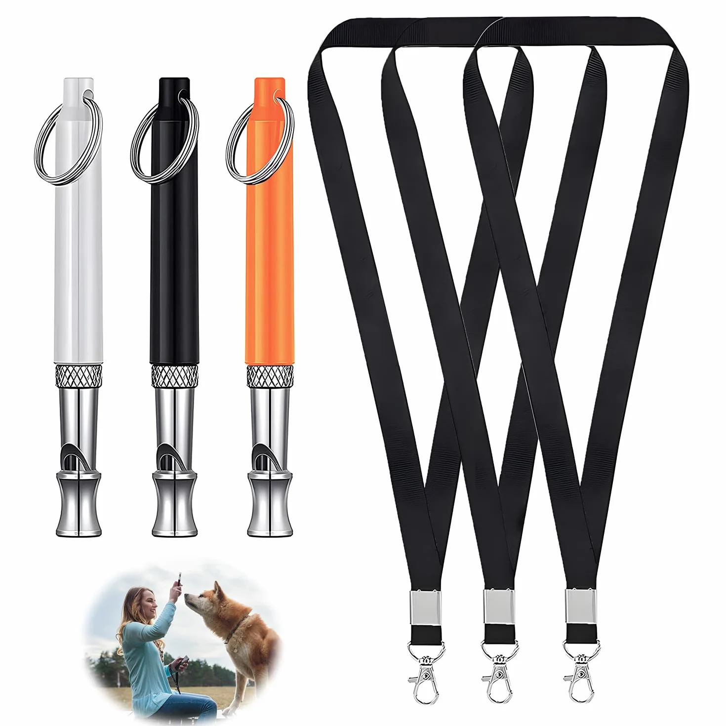 Sifflet Ultrason Chien Anti Aboiement Haute Fréquence Dressage 3 Paquets