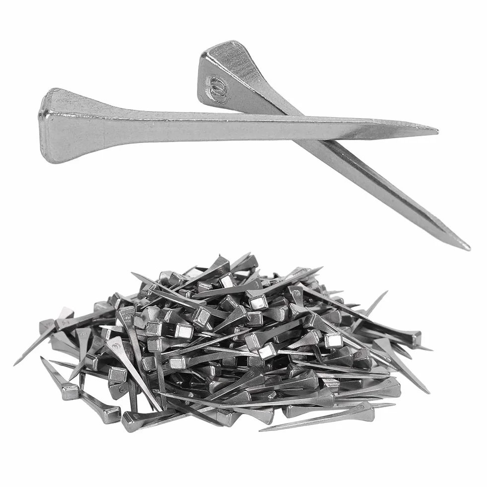 Nikou Clous en fer à cheval - 250Pcs Acier E4 Stable Horseshoe Nail Cheval Outil Équipement Accessoires 4.8CM Facile à utiliser