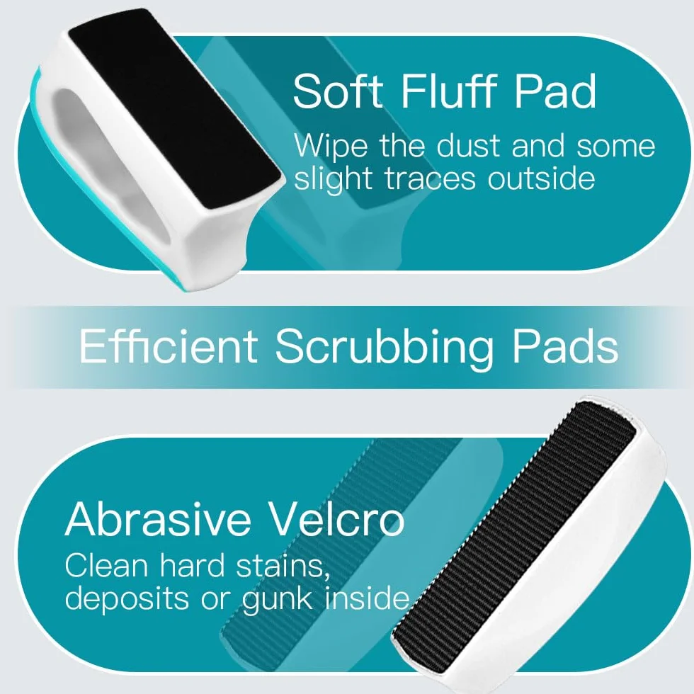 Flintronic Aimant de Nettoyage pour Aquarium, Brosse Magnétique Lave Vitre