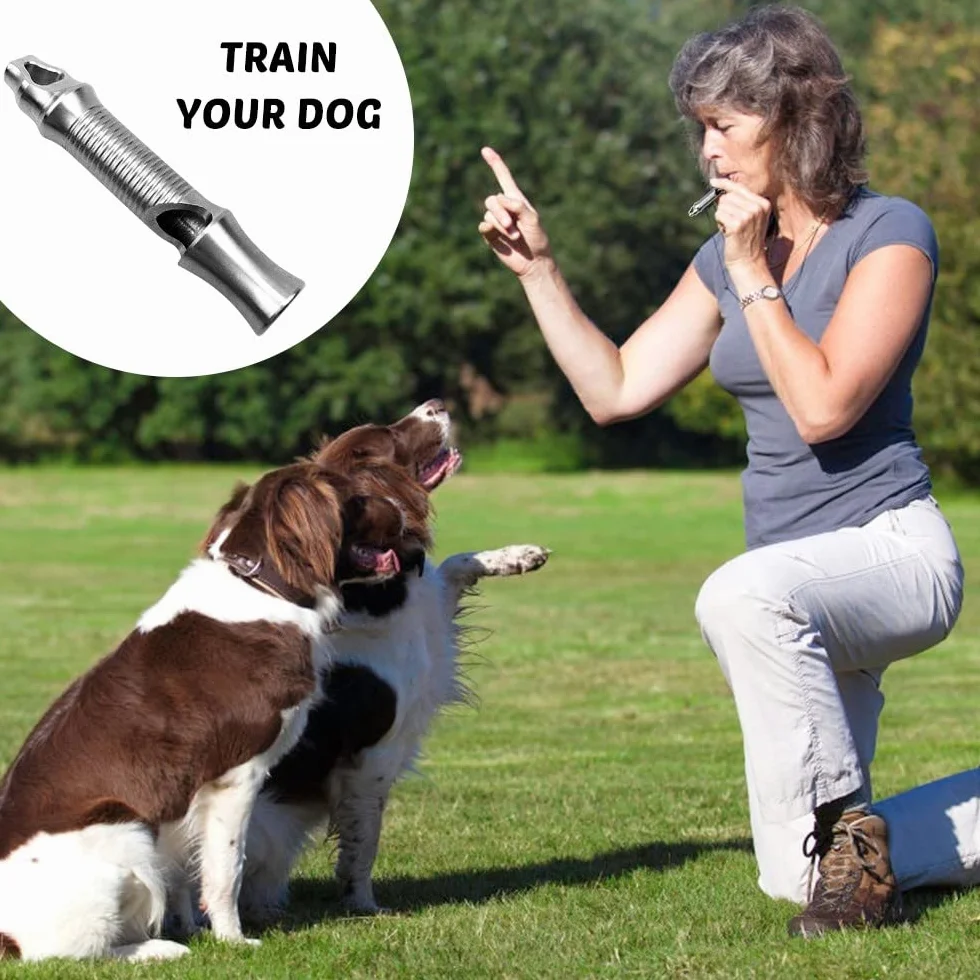 DONGKER Sifflet pour Chien,Sifflet Chien Rappel,Rappel D'entraînement Canin a Décibels Élevés pour Randonnée,l'entraînement des Animaux de Compagnie,Camping,Chasse