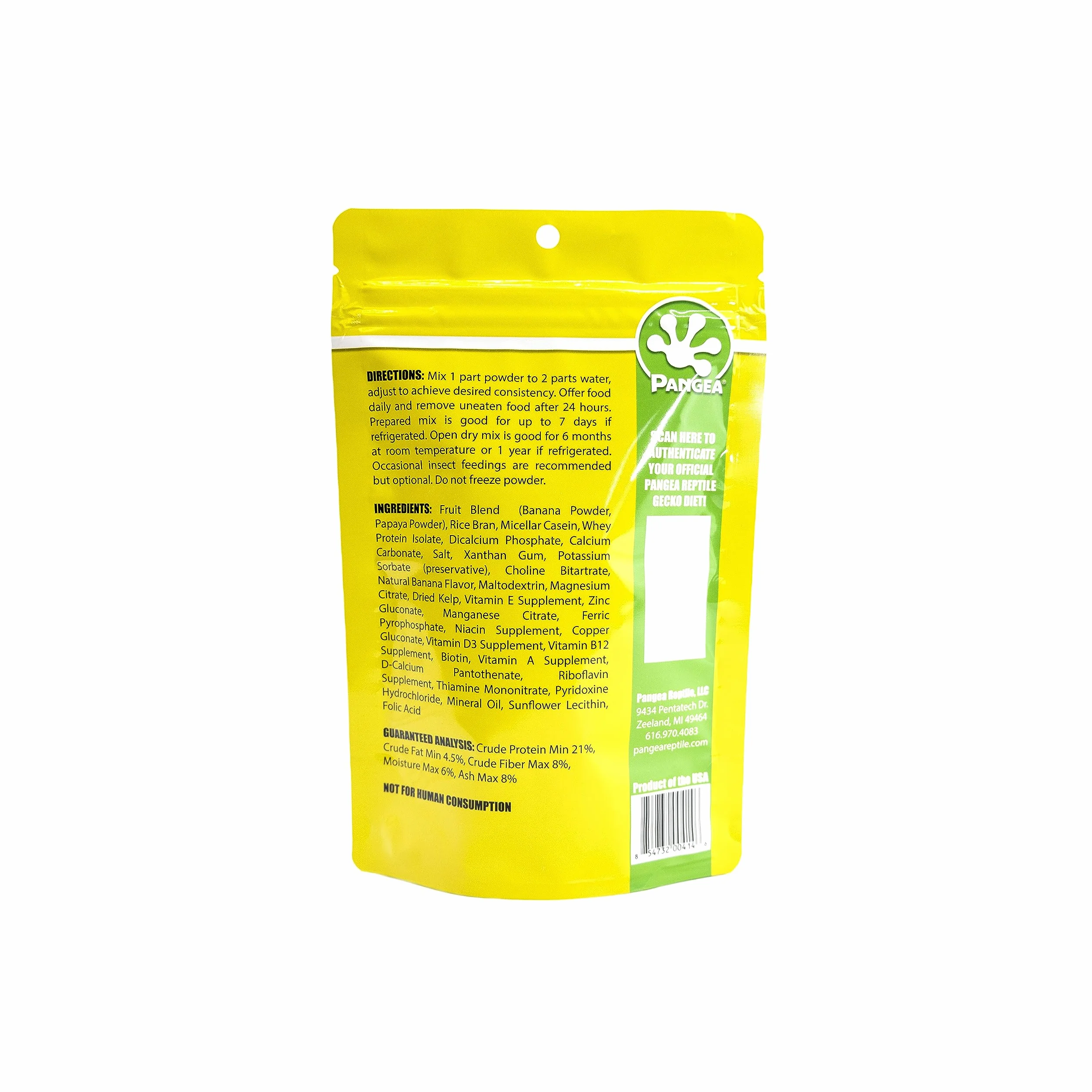 Pangea Fruits Mix Banana Papaya Complete Diet Gecko 226.8g
