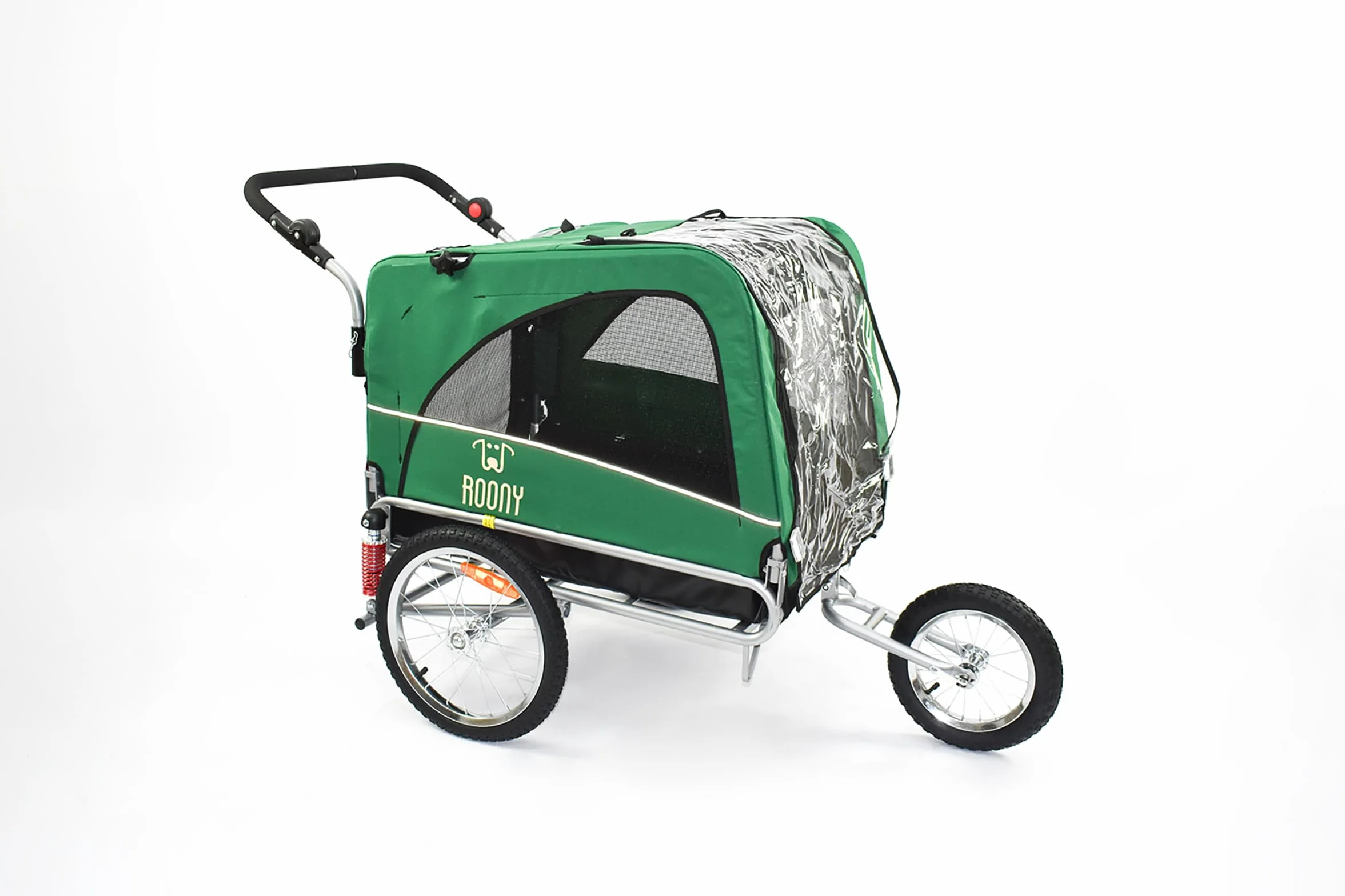 Remorque à vélo 2en1 pour Chien XL avec Suspension