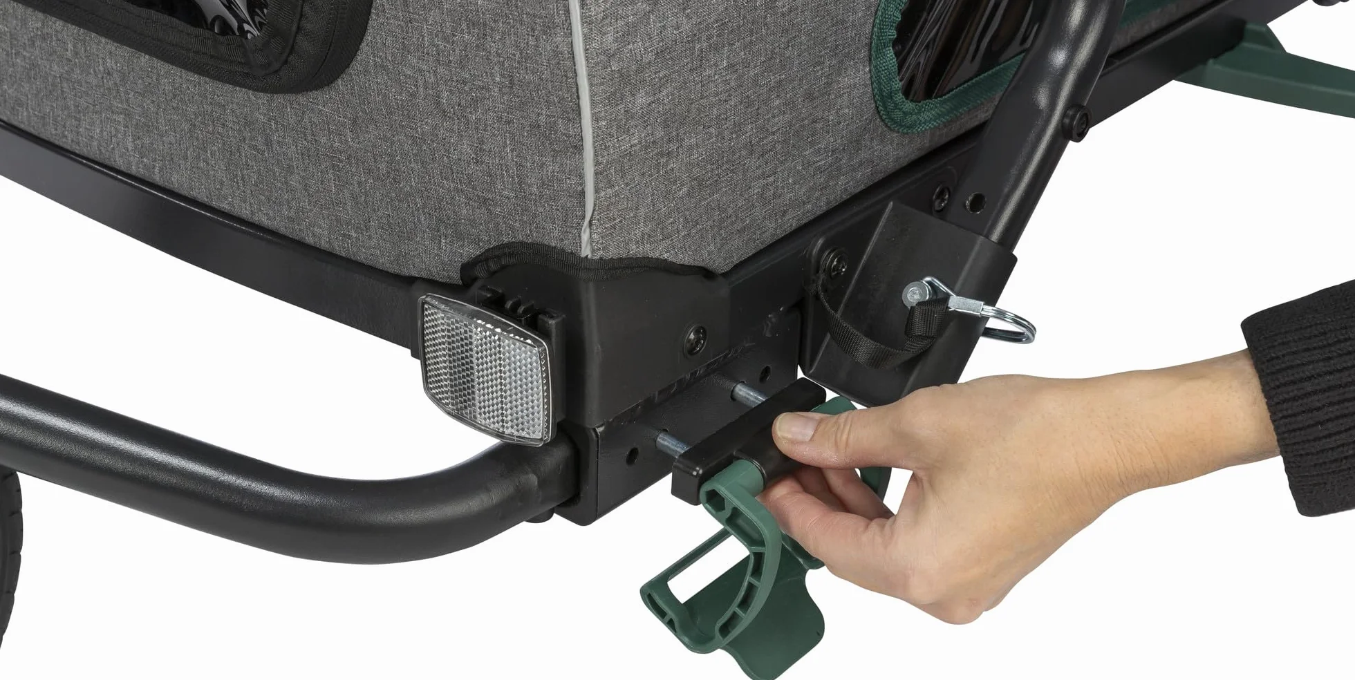 Trixie kit de Conversion en Jogger pour remorque pour Chien – Roue Avant à Articulation 360°, transforme la remorque vélo en Poussette – maniable, verrouillable & Amovible