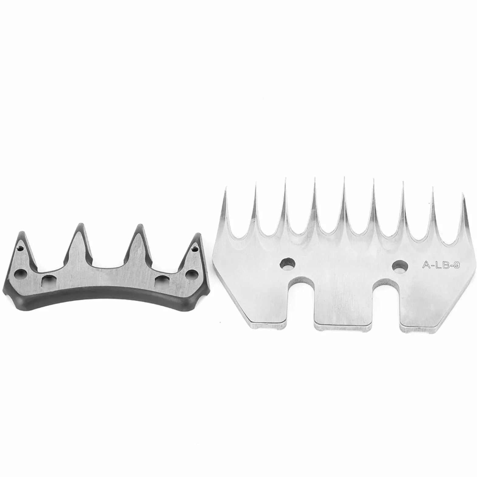 Lame de tondeuse acier inoxydable 9 dents droite remplacement coupeur
