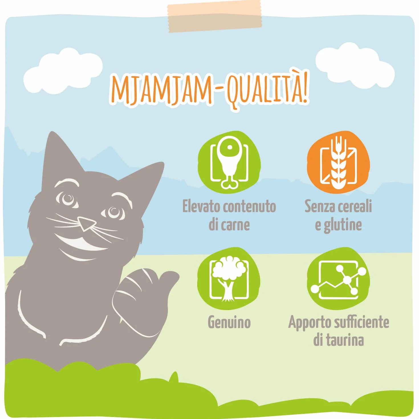 MjAMjAM nourriture humide pour chats poulet carottes 6 x 200 g sans céréales