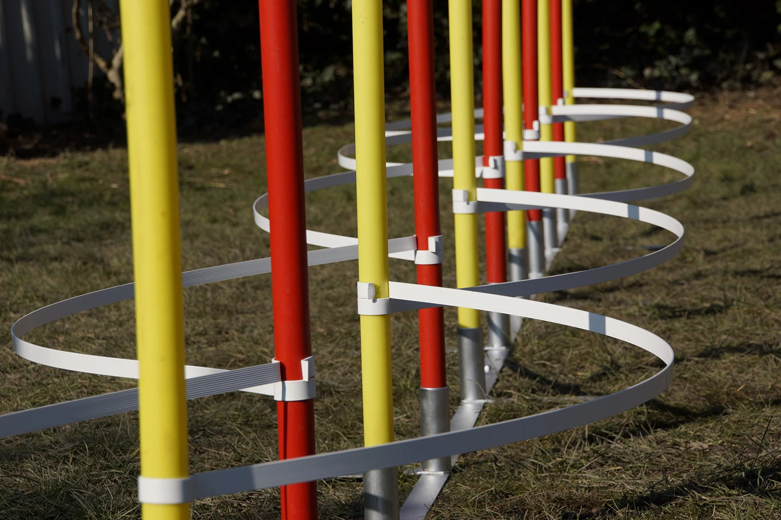 ARCS Slalom Agility/ARCS d'entrainement pour DIAMÈTRE Barre Slalom 30mm - 34mm, sans Barres