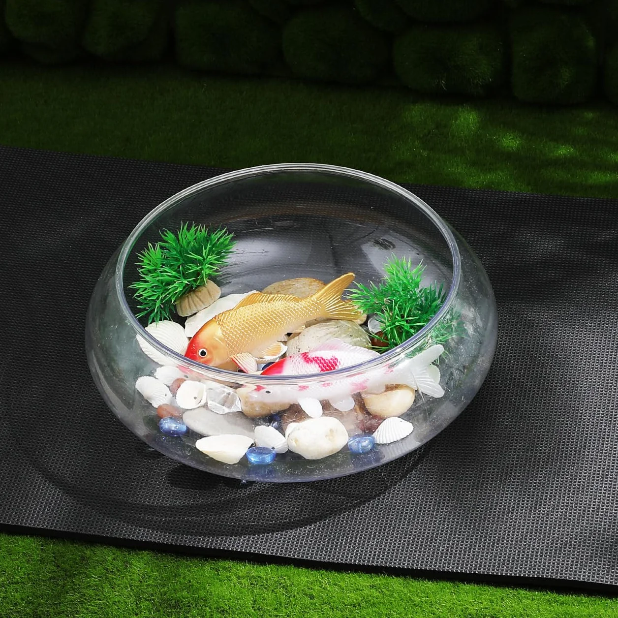 Homoyoyo Tapis d'aquarium antidérapant 120 x 50 cm Matériau Durable Protection et Stabilité