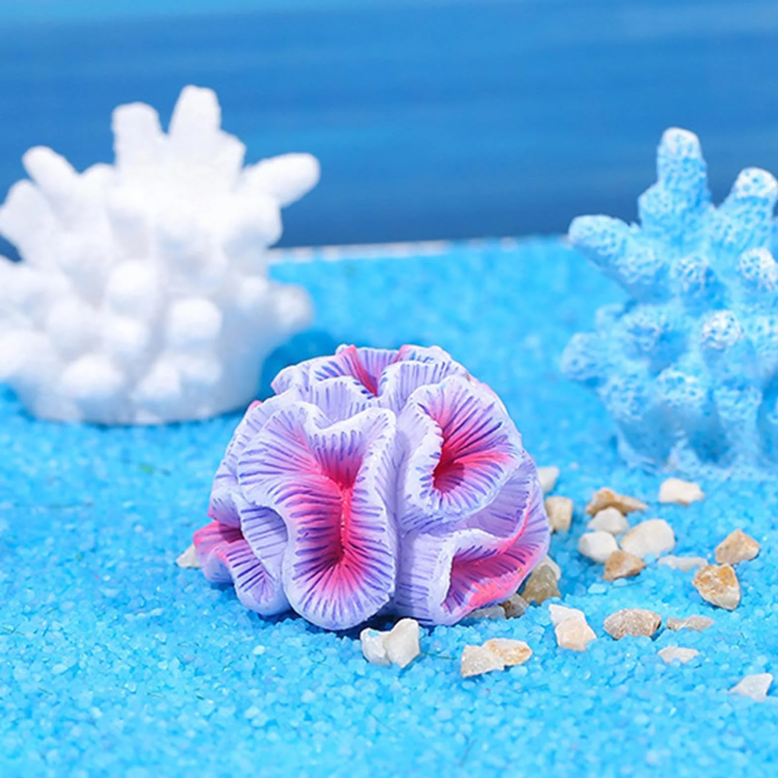 Corail de mer artificiel pour aquarium, décoration paysagère, petits coraux pour terrarium