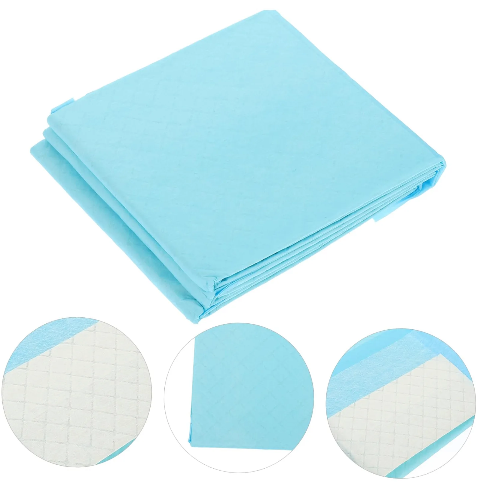 Abaodam Tapis de Propreté pour Chiens Tapis Absorbants pour Chiens de Petite Taille Sèche Rapide Utilisation Multi-Chiens Non-tissé 50 Pièces Éducation des Chiots pour Petits Animaux