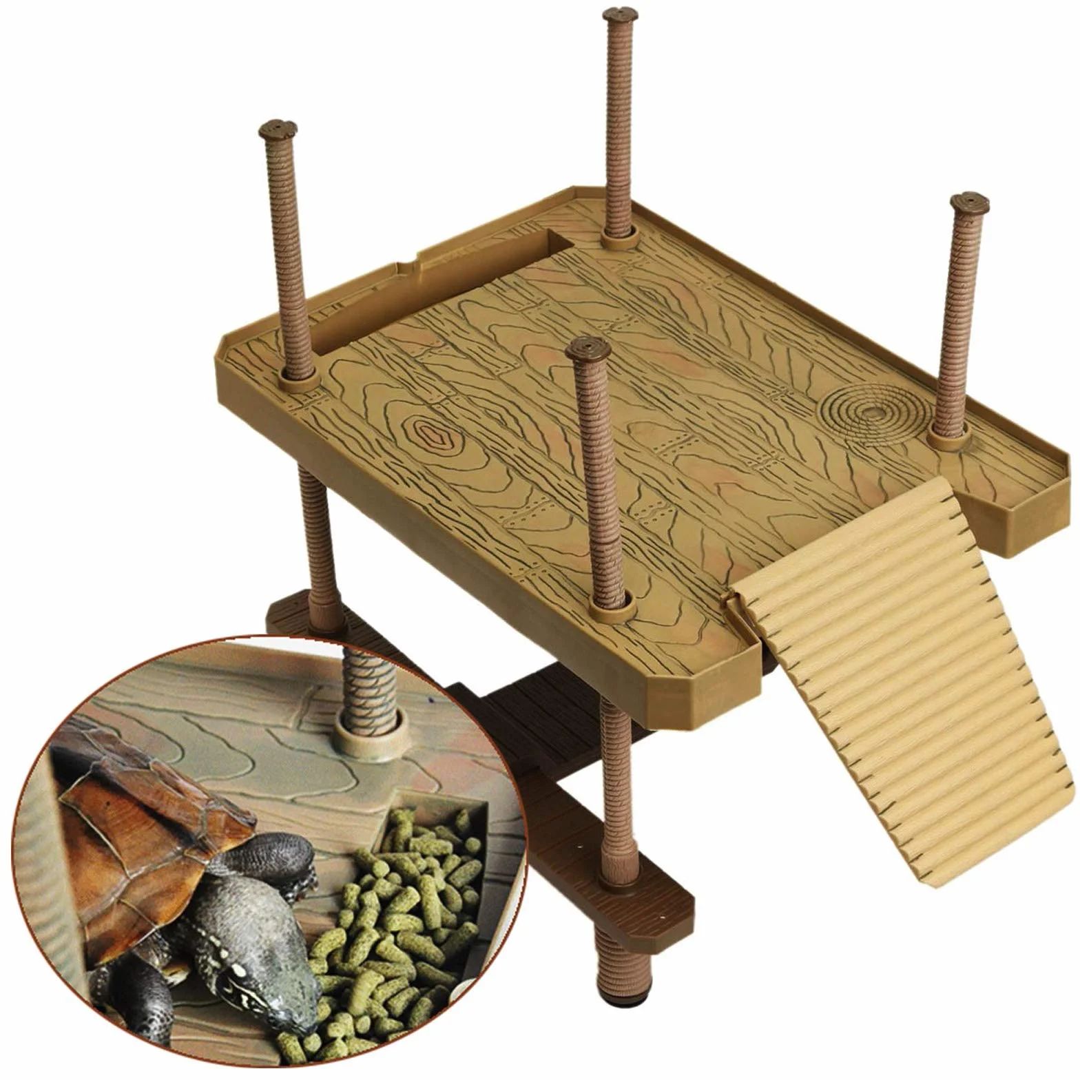 Plateforme tortue aquatique, Turtle Sunbathing Platform SIZE L