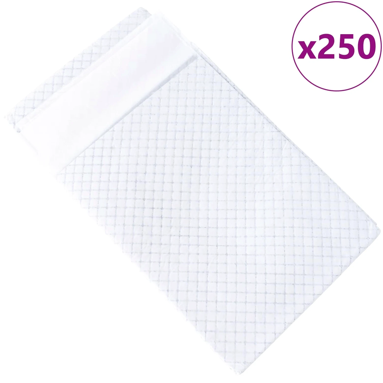 Lot de 300 tapis de dressage en tissu non tissé pour animaux de compagnie | Design à 5 couches, super absorbant, bords anti-fuite, pour cage et sol
