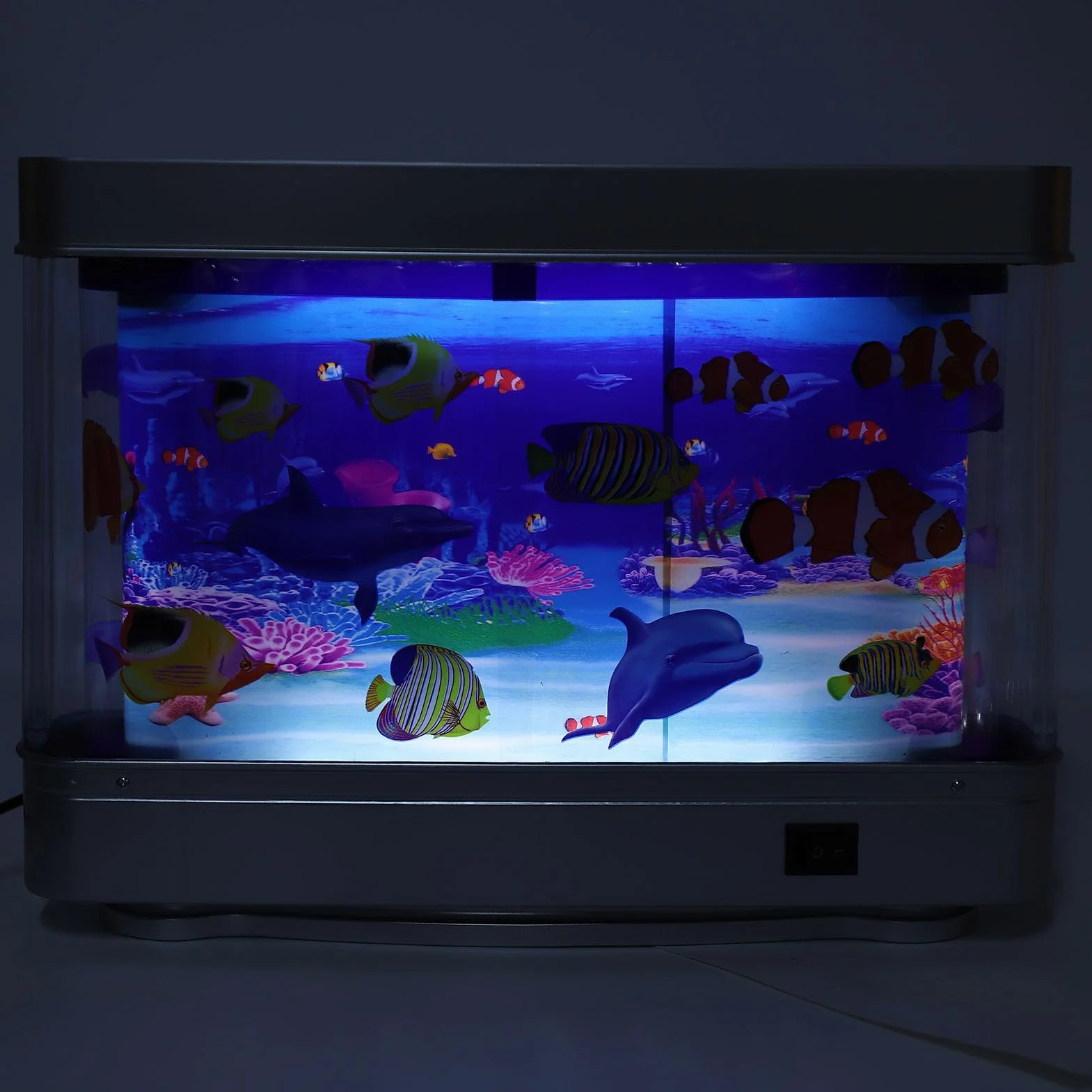 Aquarium artificiel dynamique réaliste pour enfants décoration de bureau