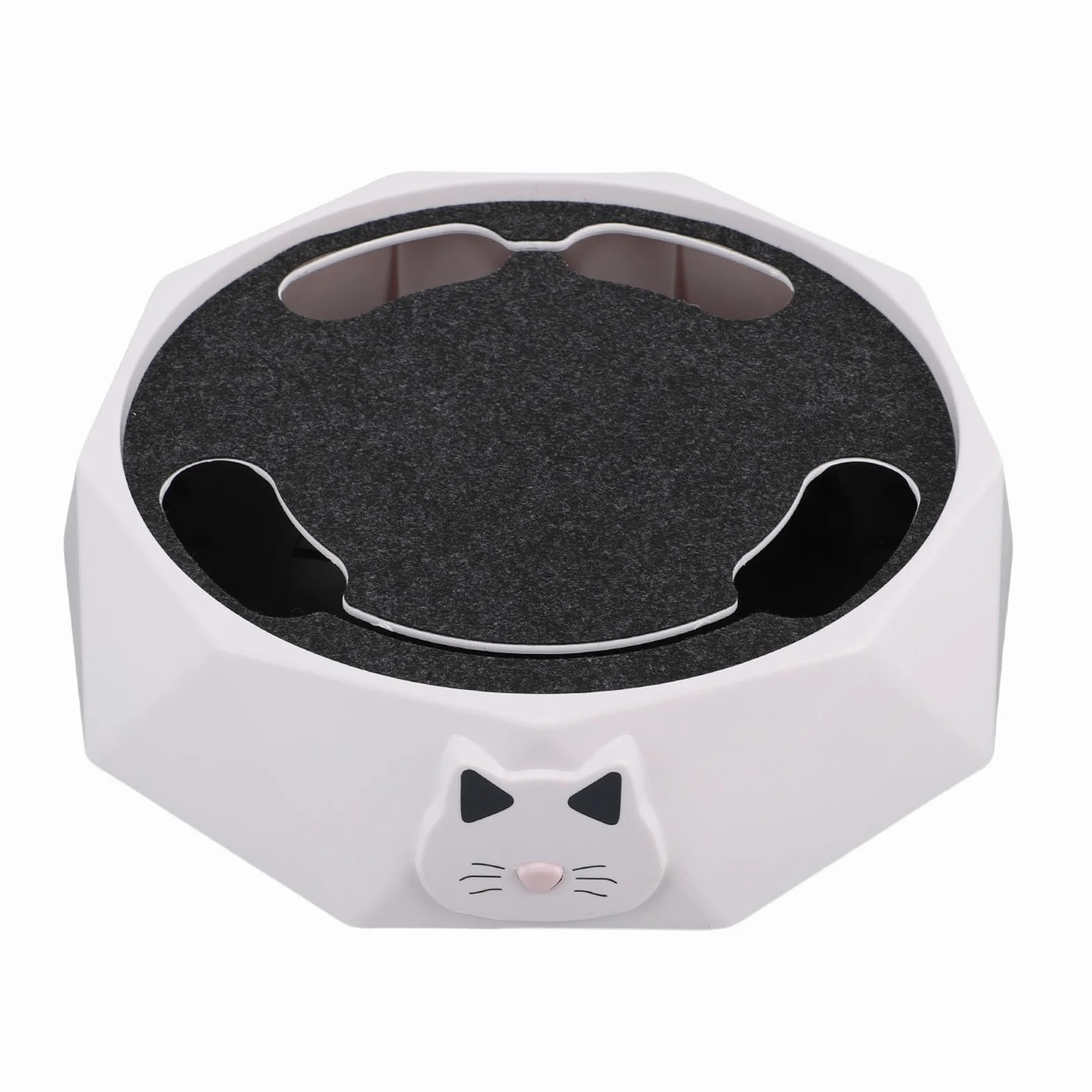 Topiky Jouet Interactif pour Chat, Jouet électrique Automatique pour Chaton avec 2 Modes de Vitesse Réglables, Disque Rotatif pour l'exercice Physique, Plateau Tournant Stimulant pour Chat