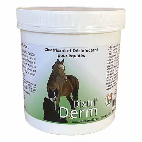 Crème Cicatrisante Cheval Naturelle Distri'Derm 100 ML Dermite Estivale Gale de Boue