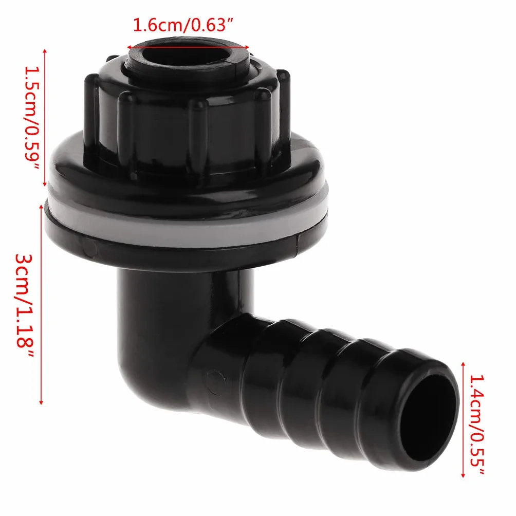 Connecteur de réservoir en Plastique Joints de Drainage de l'eau étanches Accessoires d'aquarium Pièces de Rechange pour tuyaux pour Animaux de Compagnie