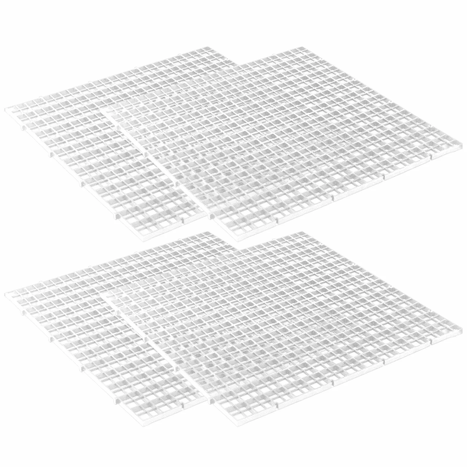 Couvercle d'aquarium 30 x 30 cm 4 panneaux de grille filtrante anti-saut pour terrarium tortue
