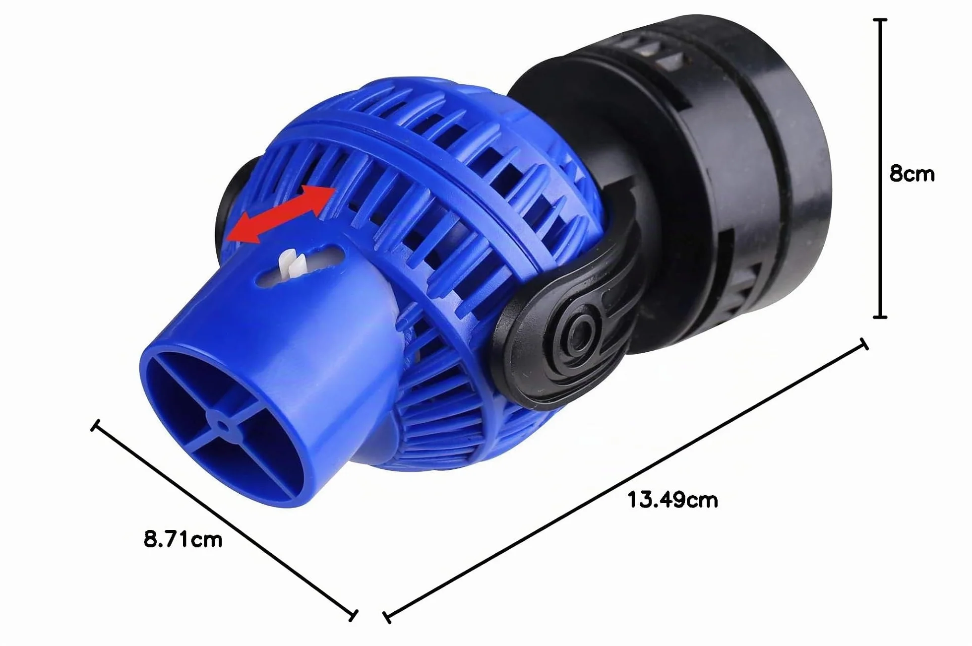 SunSun JVP-132 Pompe de brassage Wavemaker 8000 l/h 12 W fixation par aimant aquarium eau de mer eau douce