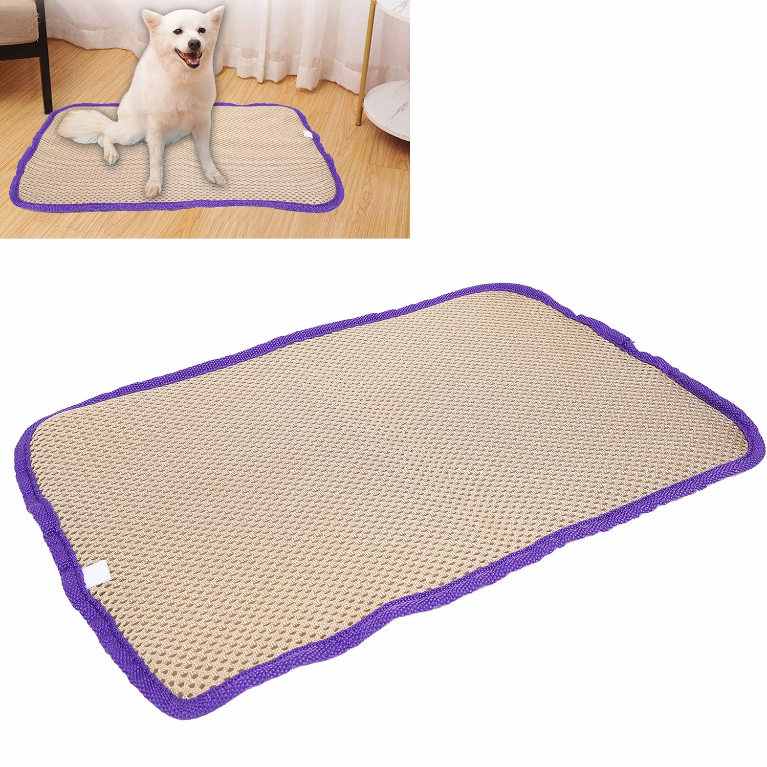 Matelas pour Animaux Confortable, Tapis Anti - Escarre Respirant, Température Constante, Taille S - Coussin Élastique, Respirabilité Optimale, Parfait pour Chien et Chat (S)