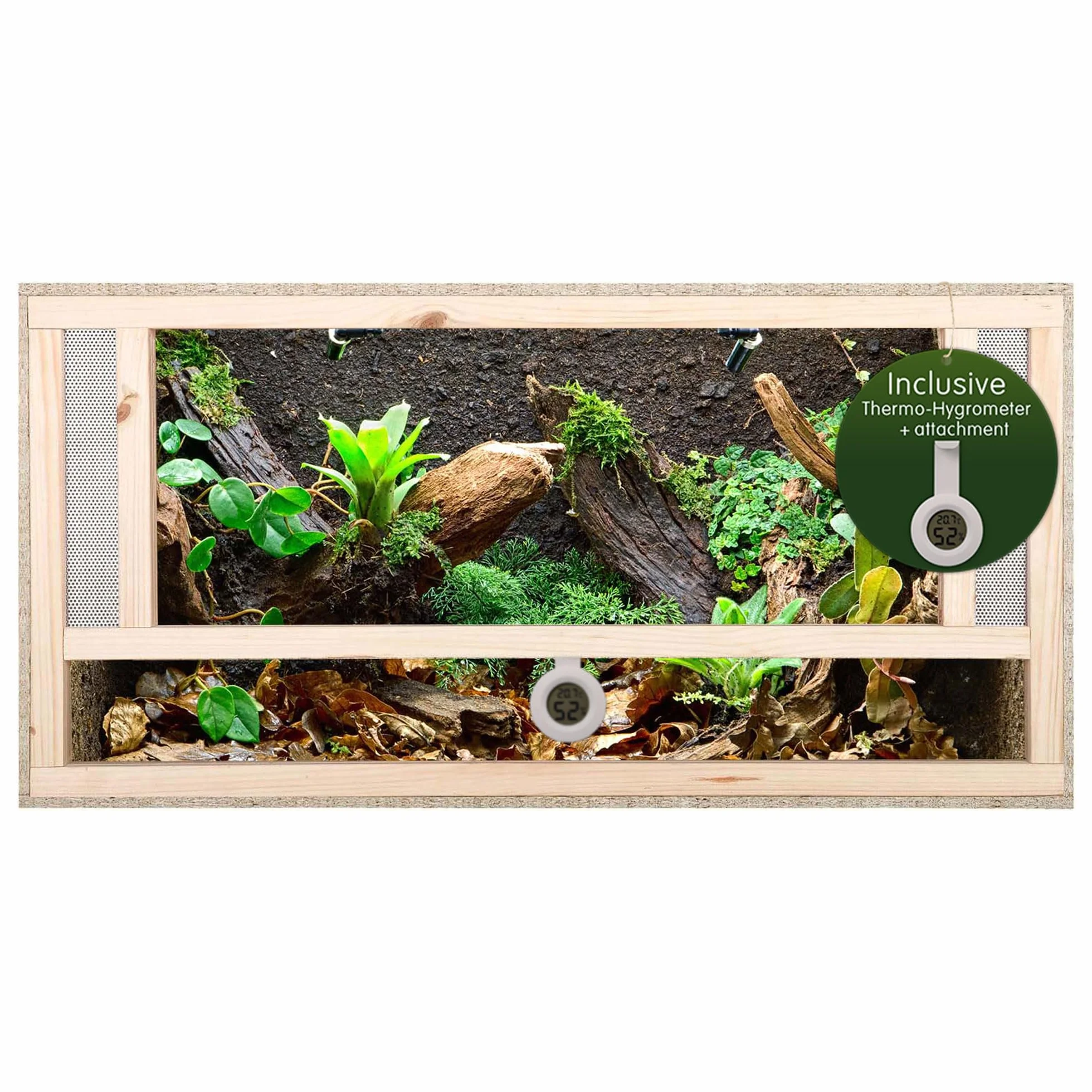 REPITERRA Terrarium OSB 80x40x40cm avec Aération