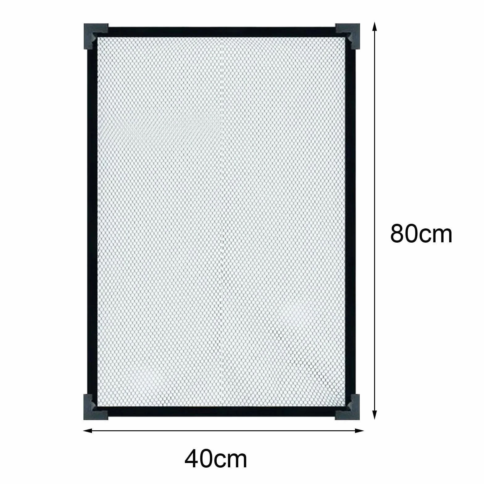 Couvercle d'aquarium Filet de Remplacement Anti-Saut 80cmx40cm