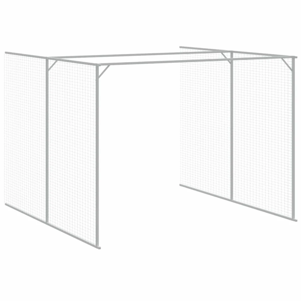 Niche pour chien gris clair 214x661x181 cm