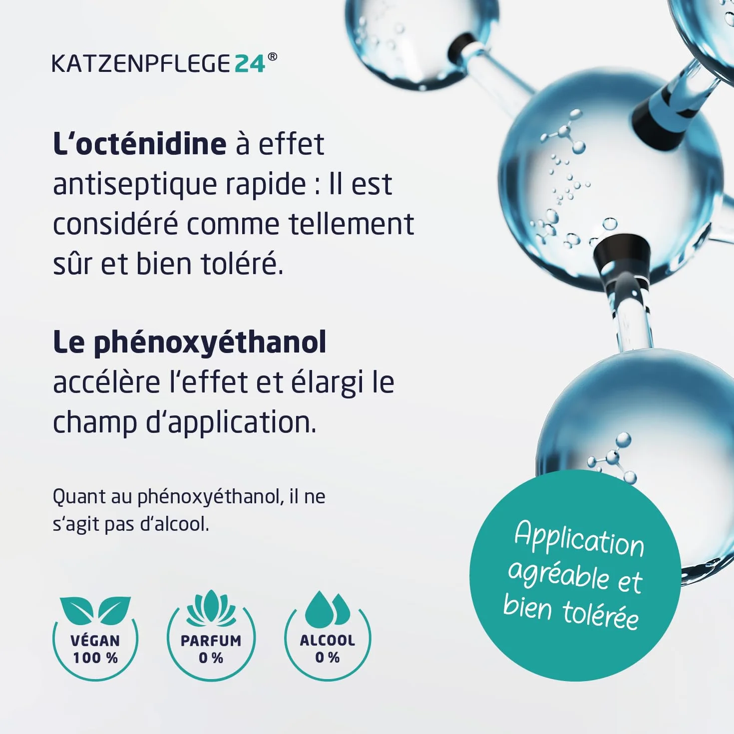 Spray antiseptique et cicatrisant octénidine chat 125 ml désinfecte apaise soigne protège plaies sans piquer