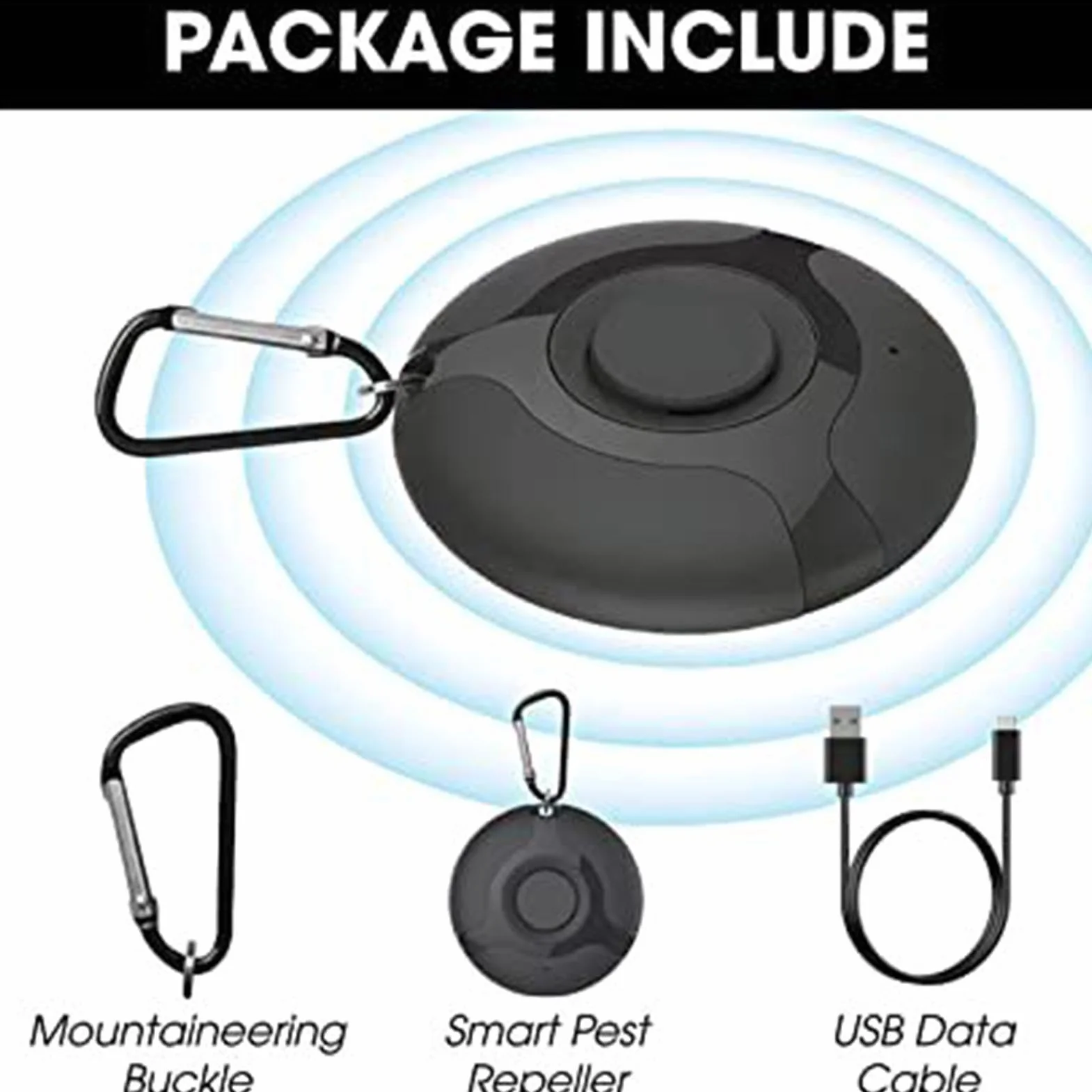 à ultrasons pour puces et tiques 5 V pour Chiens 100 mAh Portable