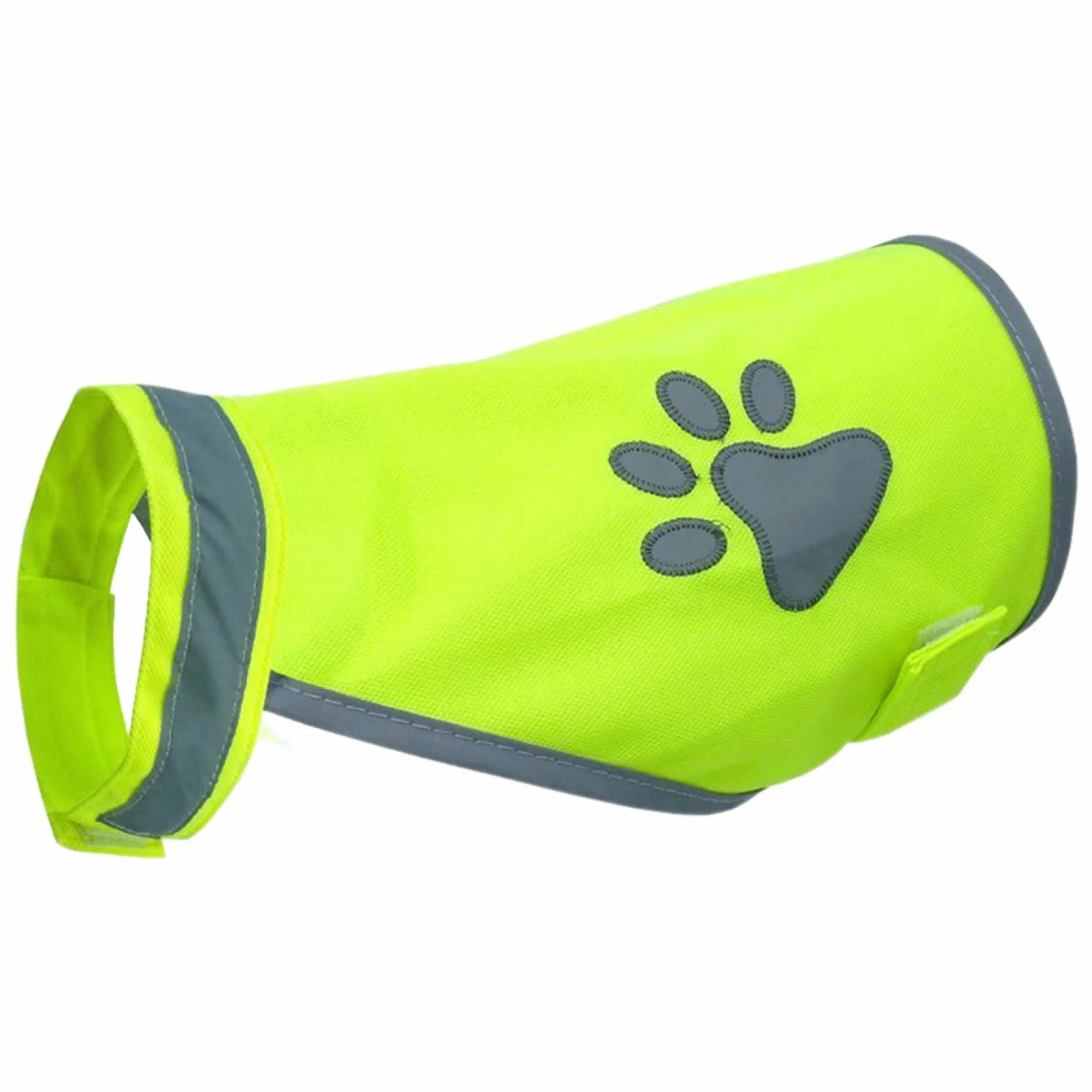 Gilet de sécurité réfléchissant jaune pour chien 5 tailles Haute visibilité taille L