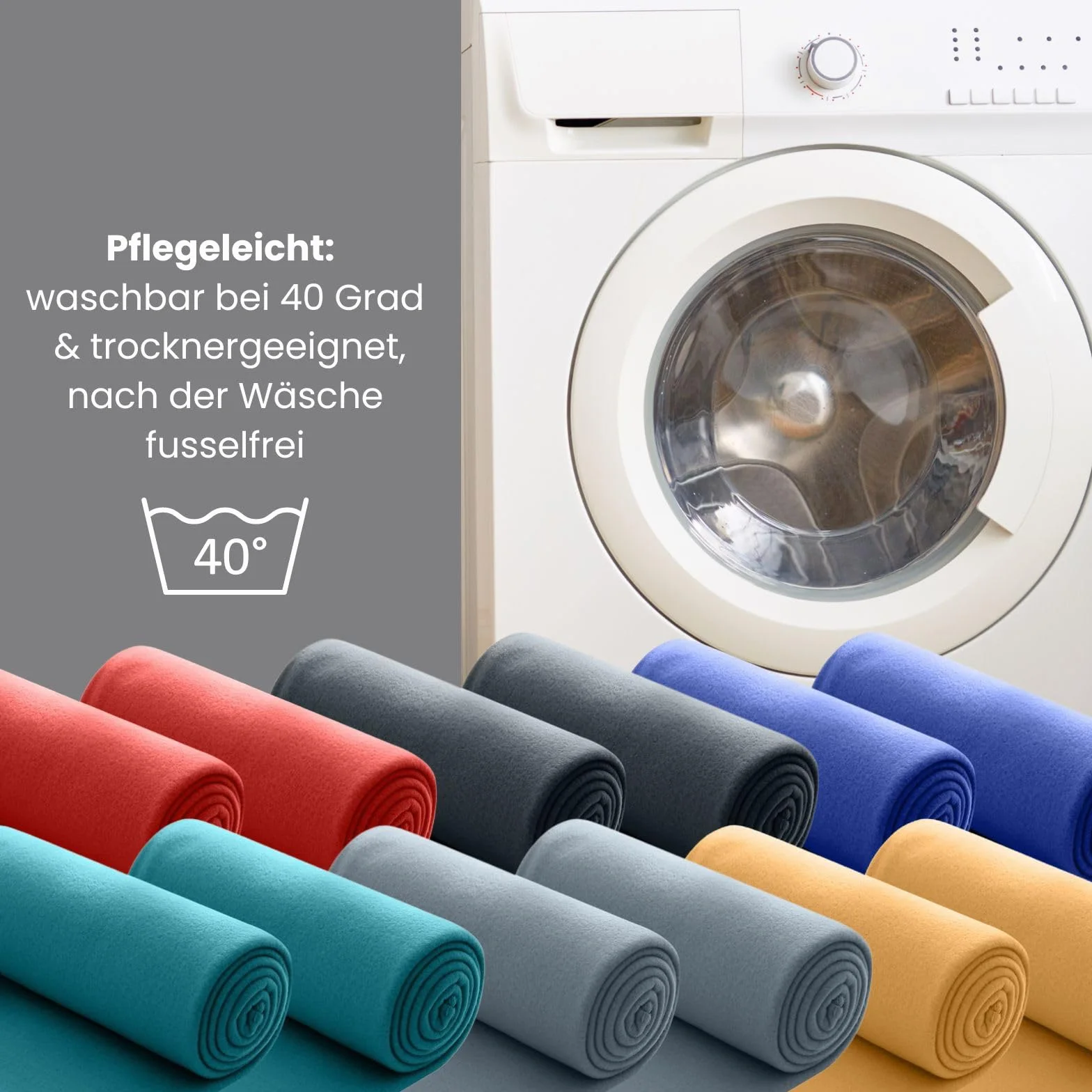Couverture Polaire OekoTex 130x160 cm 400g Anti-Boulochage Gris foncé