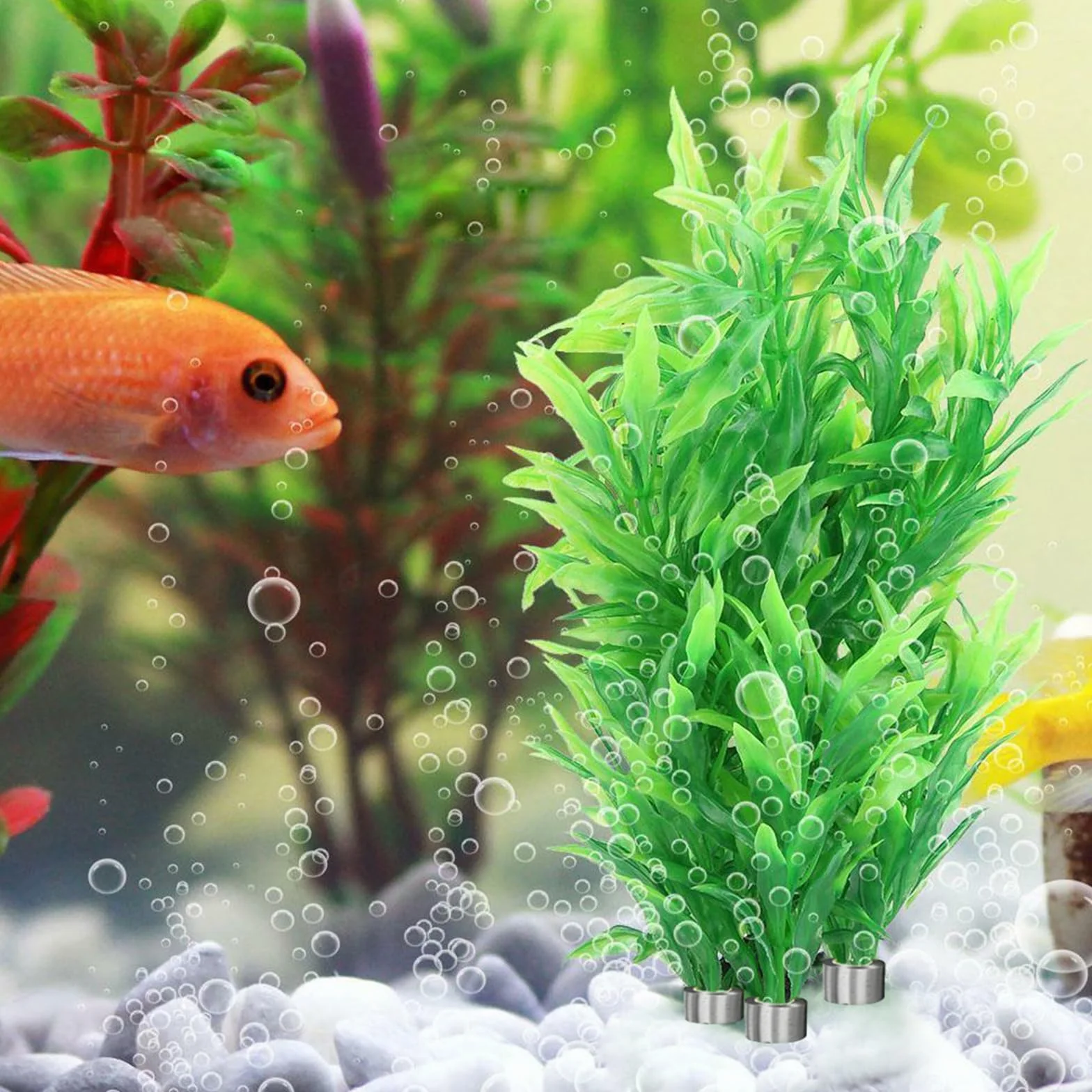 NEUSID Lot de 31 poids pour plantes d'aquarium en métal flexible 13 x 1,5 cm