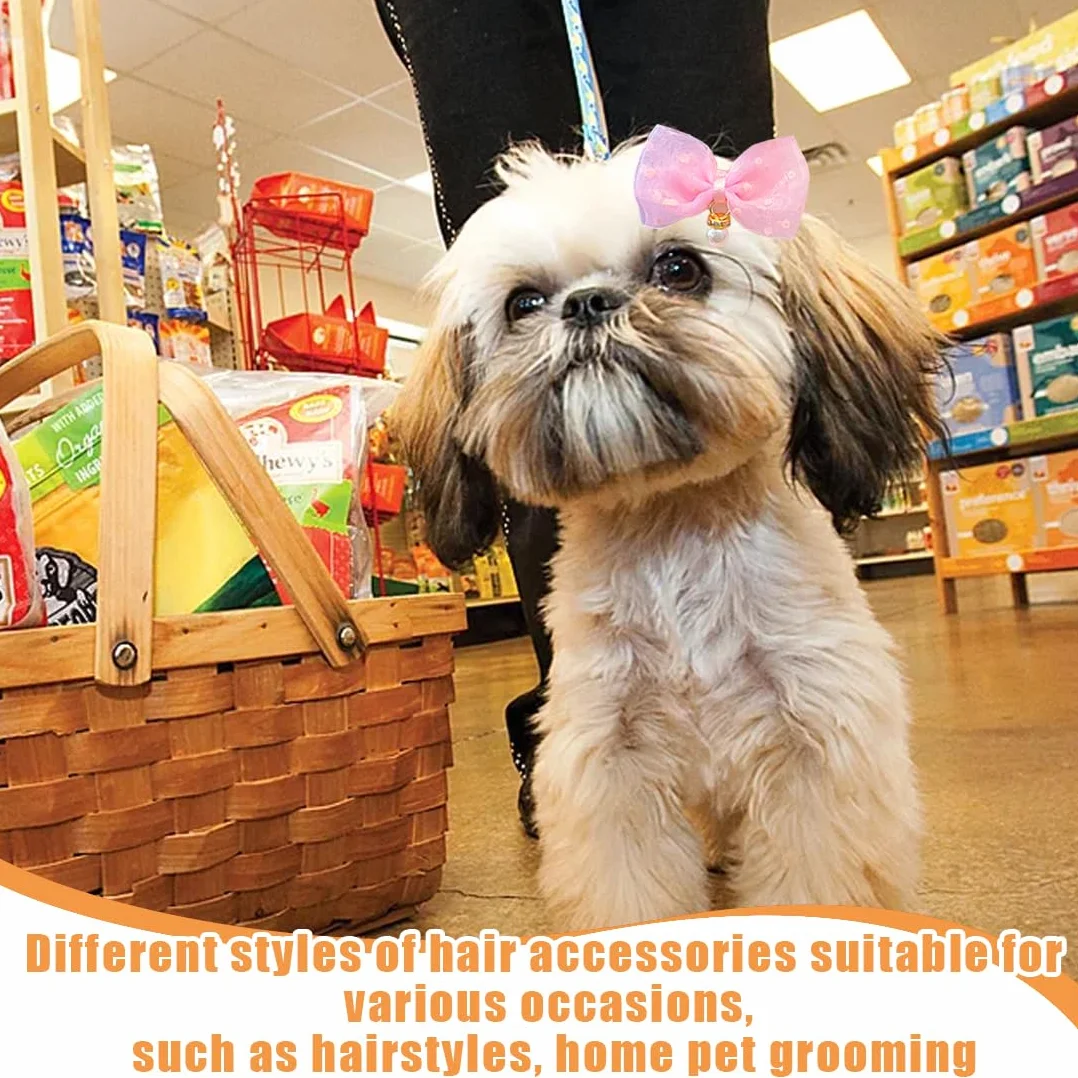Pinces à Cheveux Petit Chien Rose 10 Pièces Barrettes Épingle à Cheveux Accessoires