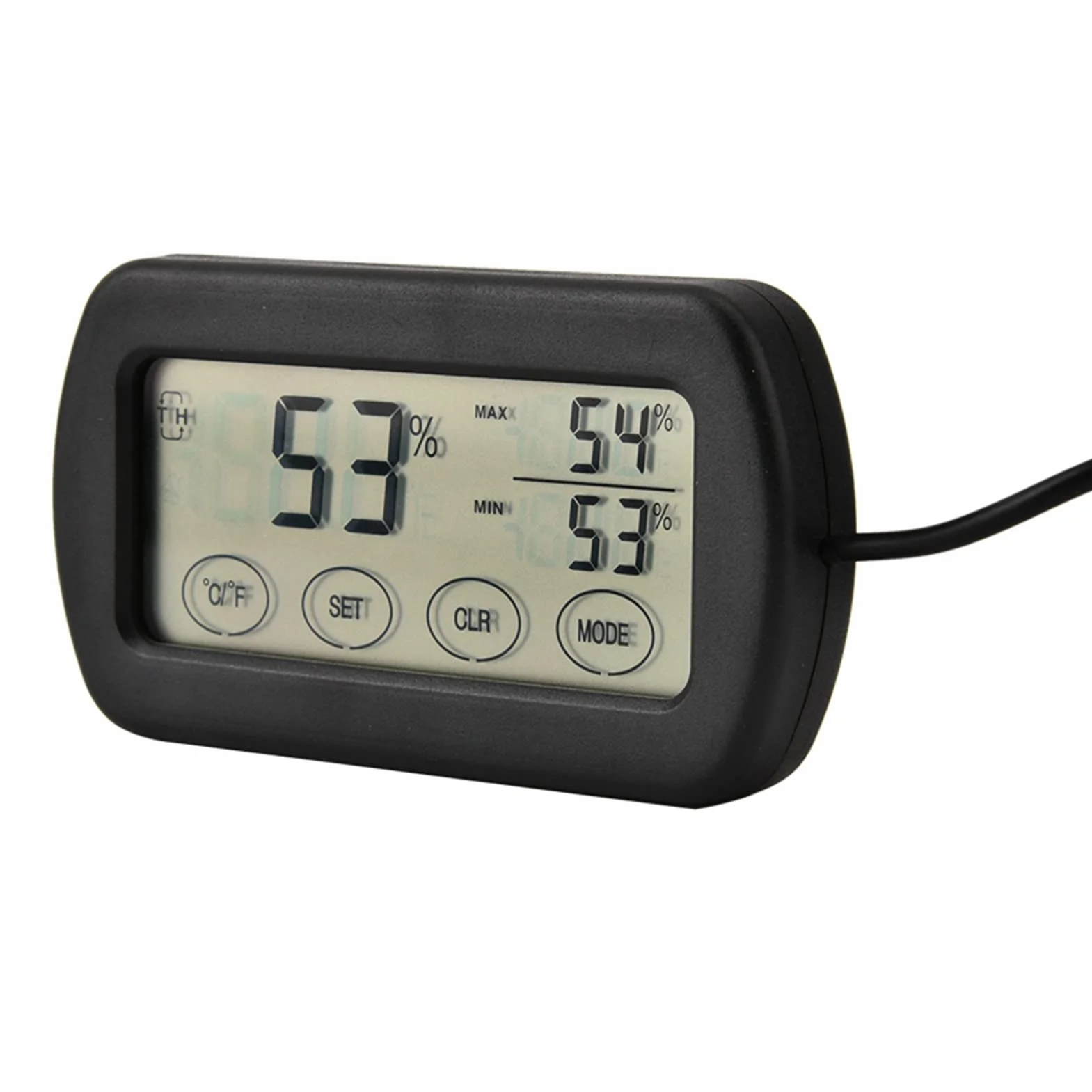 Incubateur d'œufs avec écran LCD, Réservoir de Reptiles, Thermomètre et Hygromètre Numérique