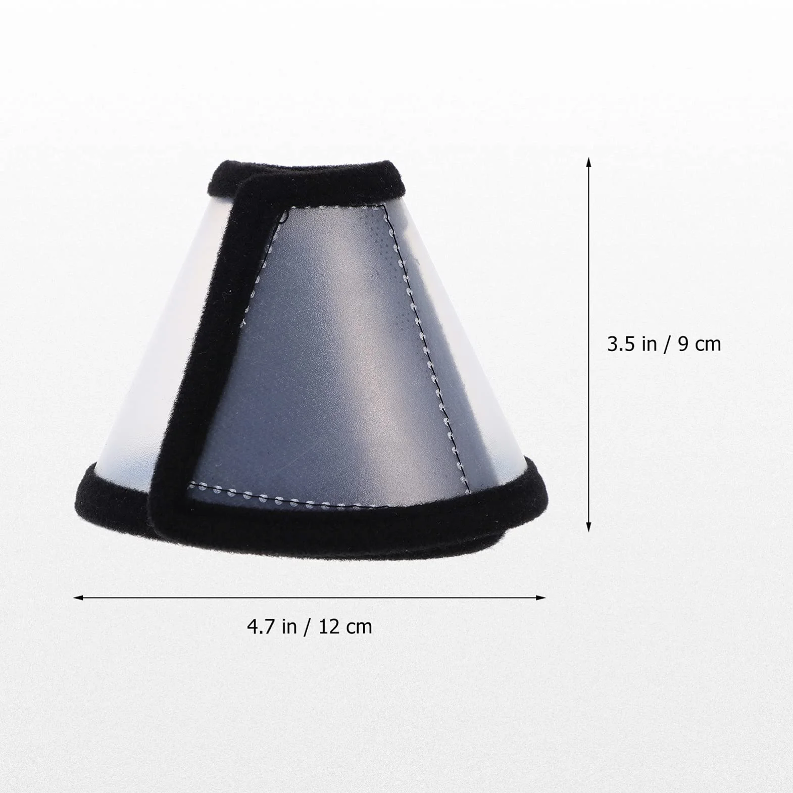 Mipcase Collier Anti-Léchage pour Hamster en Polaire et Plastique, 2 Pièces, Facile à Mettre et Enlever, Anneau de Protection Cou Irritabilité et Blessures