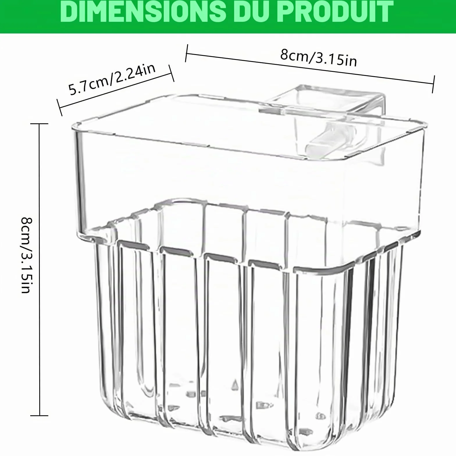 Support de Plante D'Aquarium Transparent, 4 Stück, Suspendu pour Aquarium Aquascape Décoration