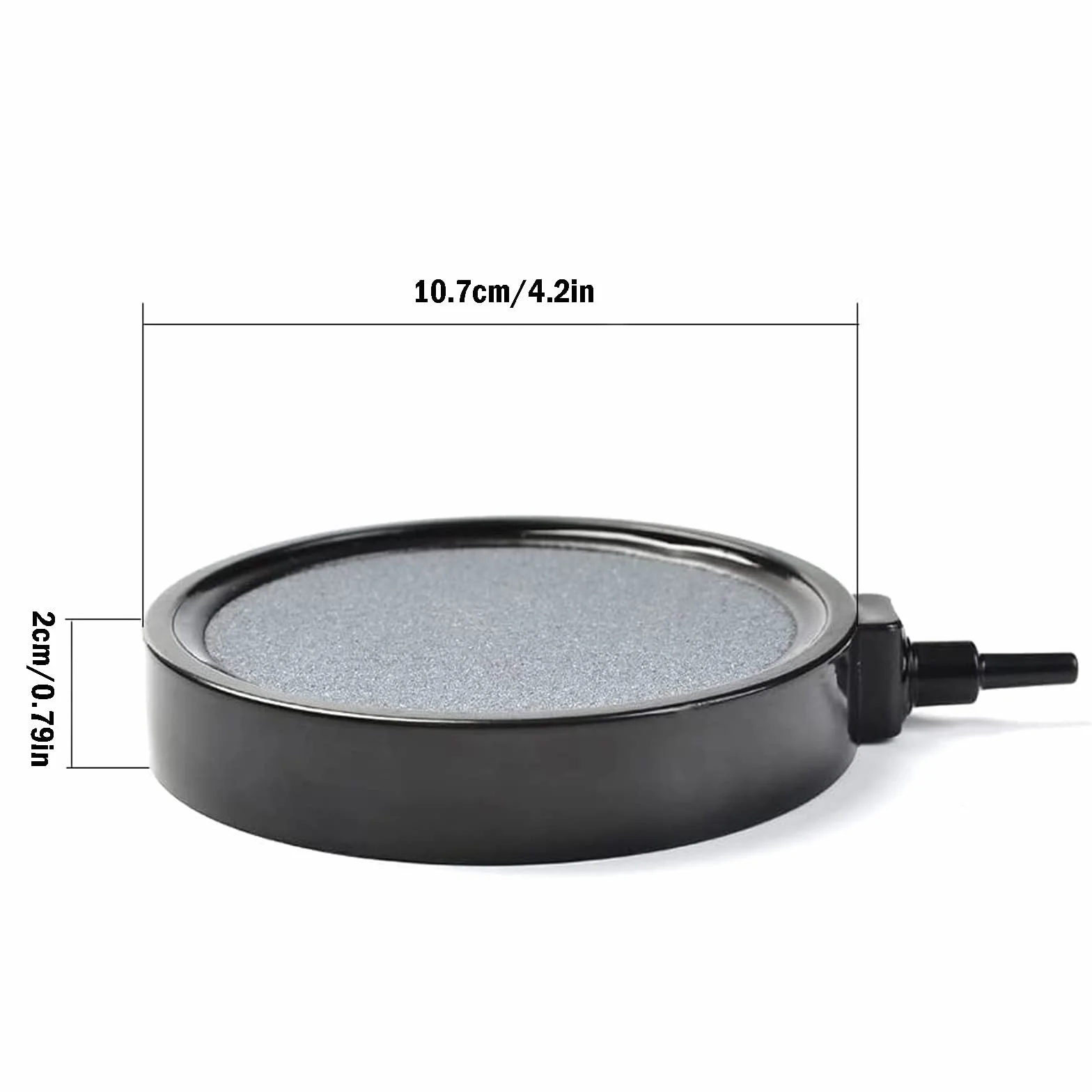 Pierre à Bulles pour Aquarium 2 Pièces, Diffuseur Oxygène pour Poissons