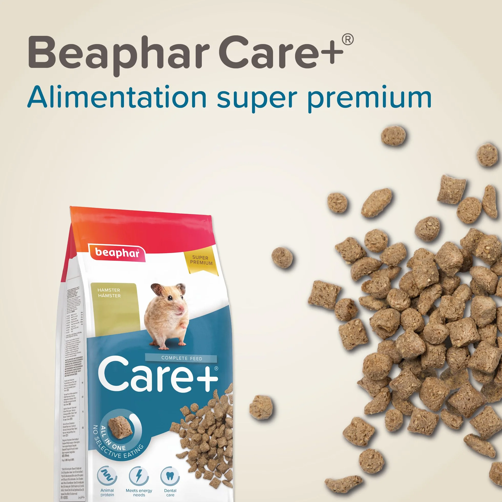 BEAPHAR Care+ Alimentation Super Premium extrudée pour Hamster 700g