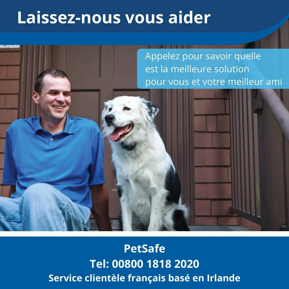 PetSafe Stay & Play Compact Wireless Pet Containment System with Rechargeable Collar, LCD Screen, up to 3000 m²