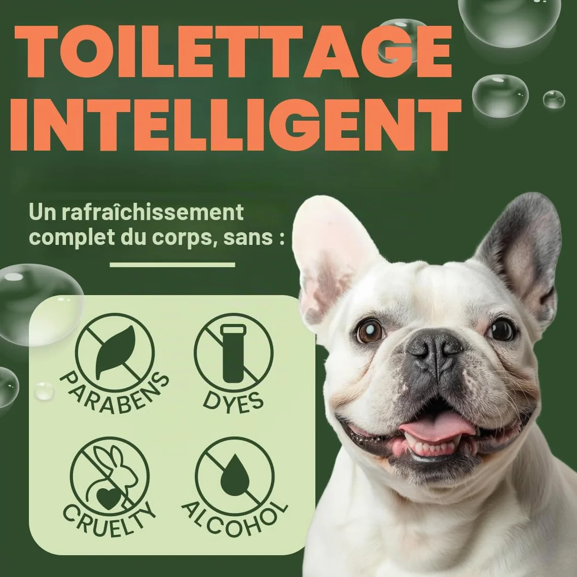 TropiClean Spray Désodorisant pour Animaux de compagnie Chiens & Chats - Parfum Longue Tenue - Sans Paraben & Sans Colorant - Brume de Papaye, 236 ml