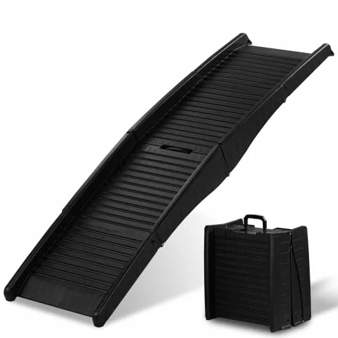 Rampe pour Chien Pliable Tripliable Portable 150x40 cm pour Voiture Camion SUV