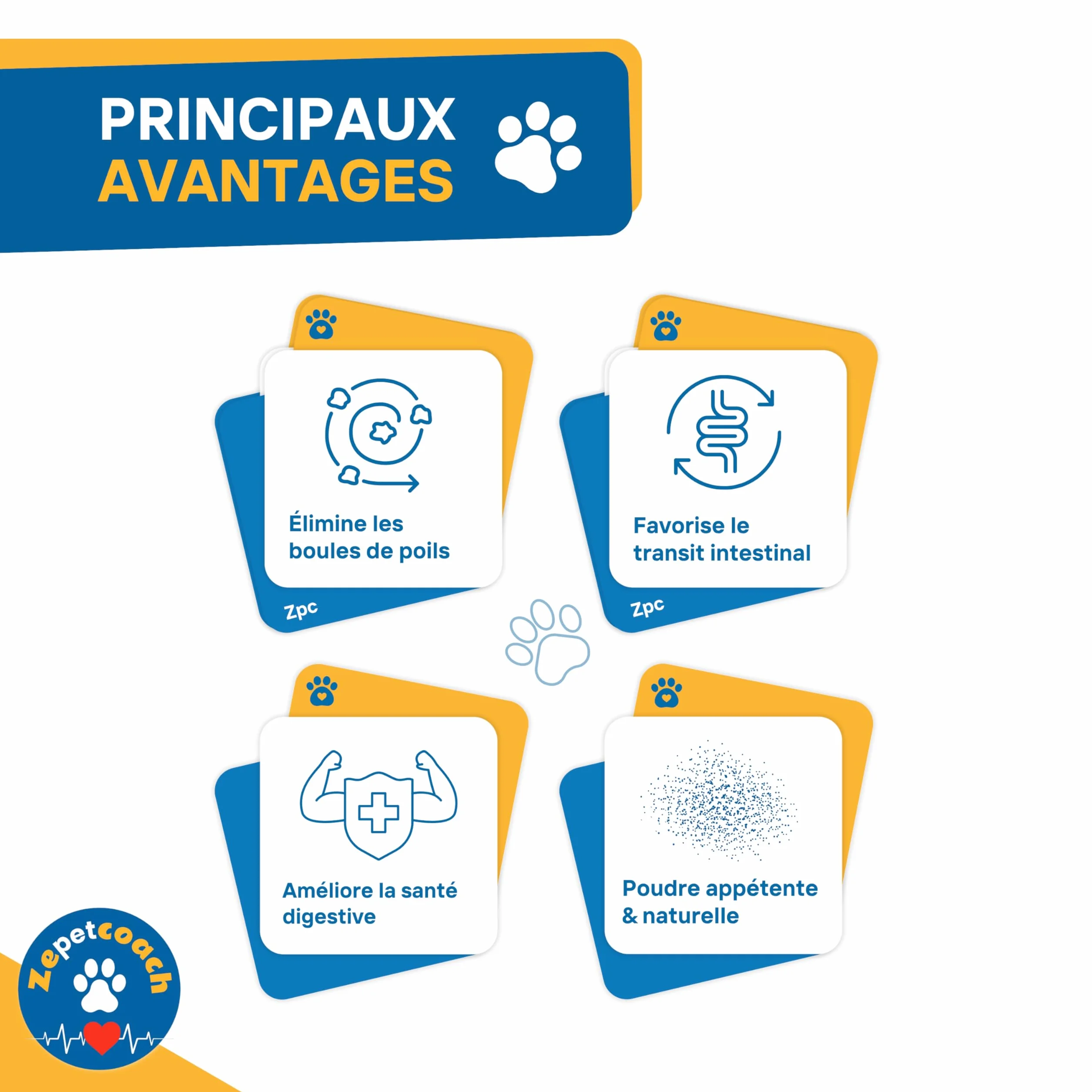 Complément Chat Anti Boules de Poils Psyllium Taurine Chicorée Naturel Saveur Volaille 250g