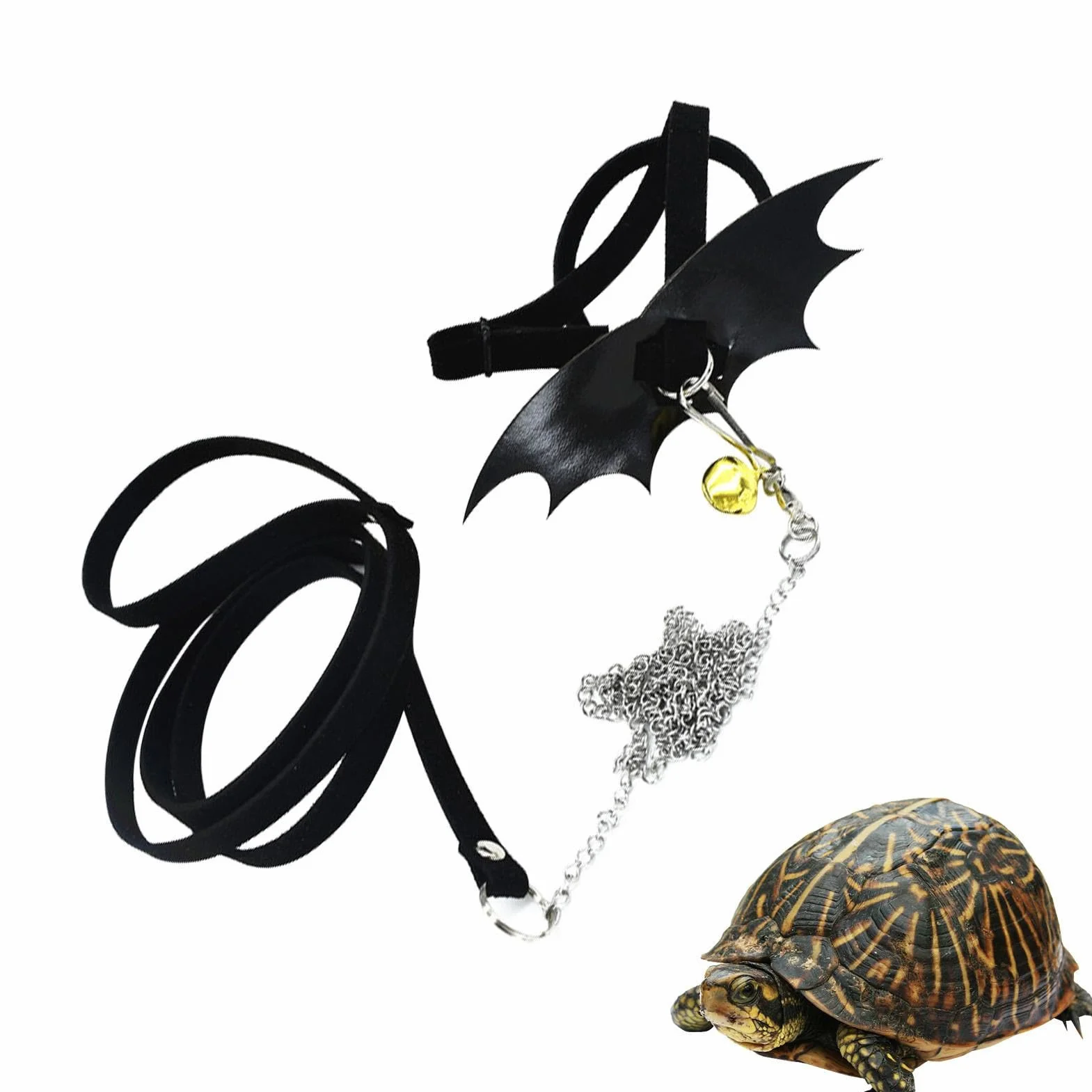 Harnais Tortue avec Aile Sangle Lézard Traction Cor Petit Animal Gilet Style pour Extérieur