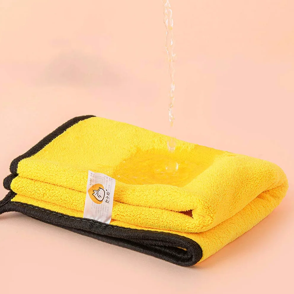 Microfiber Peignoir de Bain pour Chien Chat, Séchage Rapide et Super Absorbant, Serviettes de Bain en Microfibre pour Chien