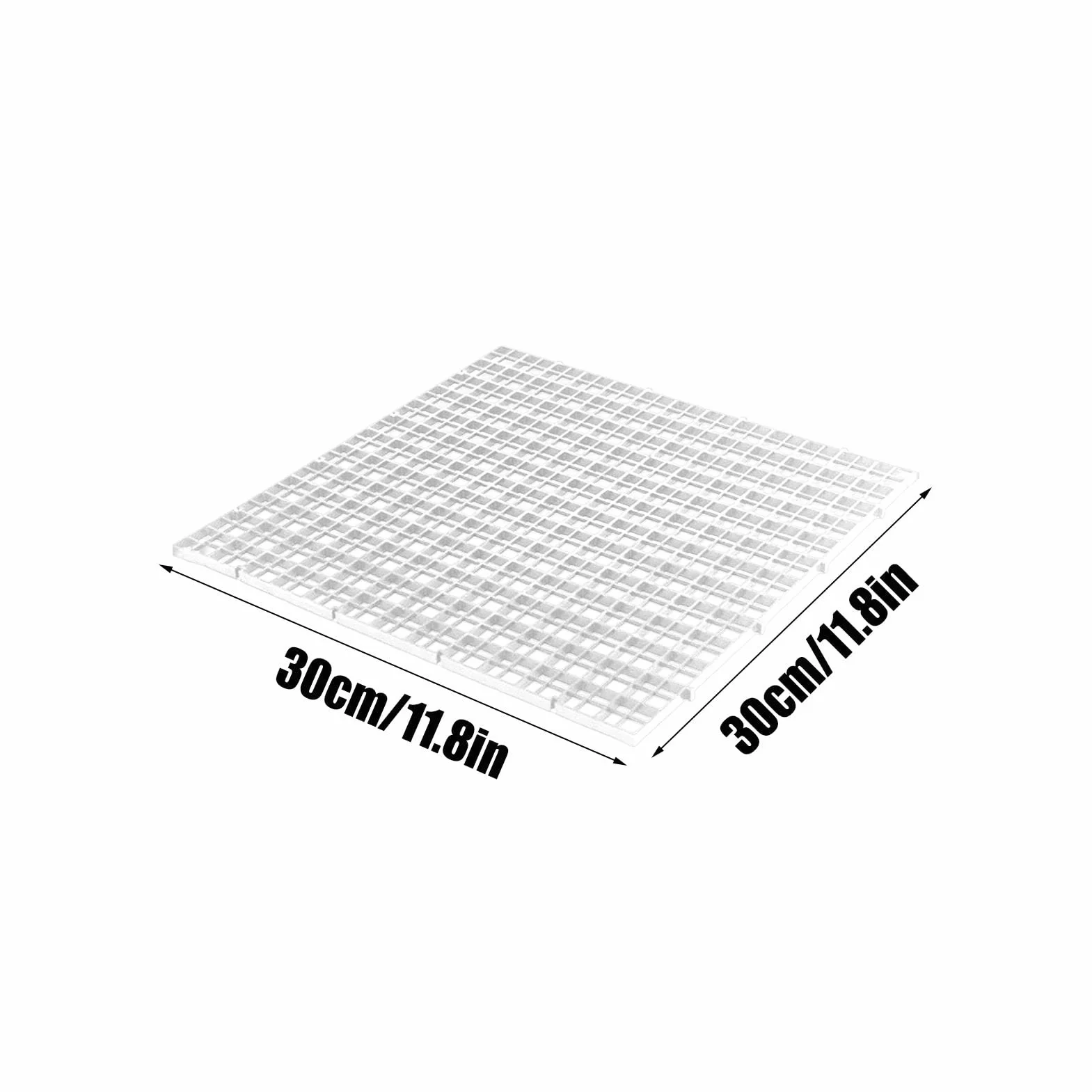 Couvercle d'aquarium 30 x 30 cm 4 panneaux de grille filtrante anti-saut pour terrarium tortue