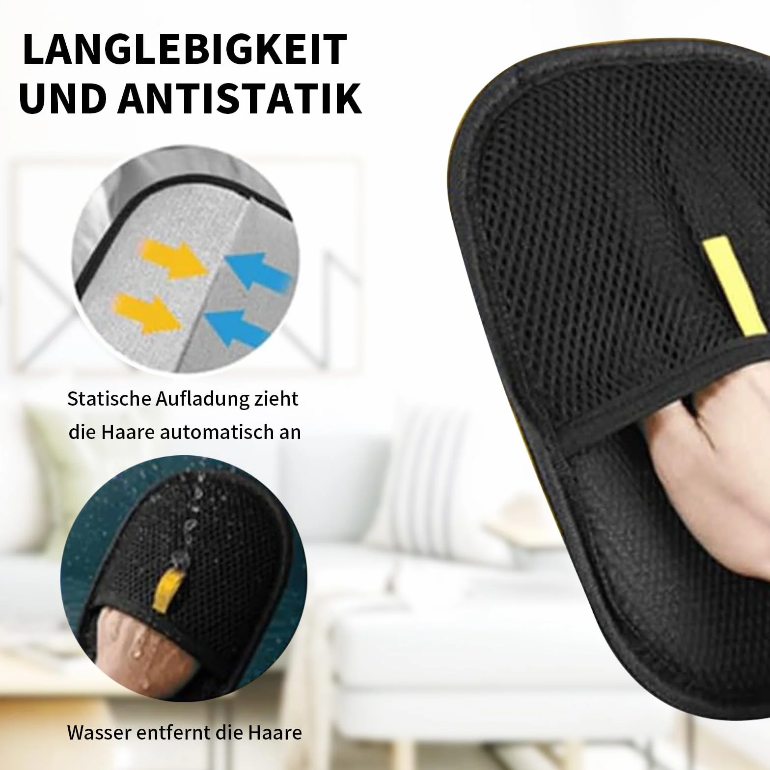 Mayoii Gants de toilettage pour Chat Brosse magnétique Antistatique pour Poils d'animaux Respirant Lavable