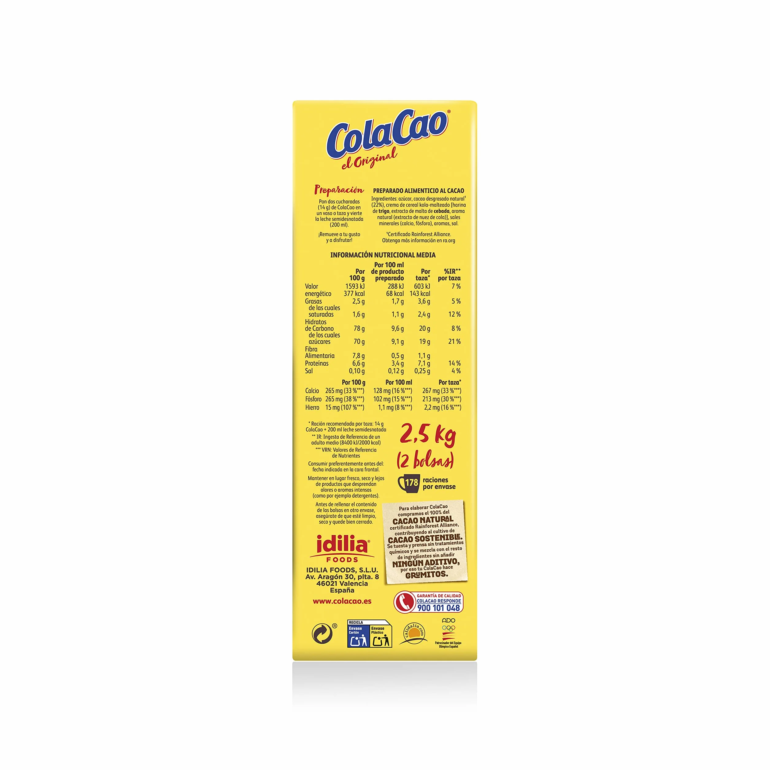 Queue Cao Original cacao naturel 2,5 kg souris lumières