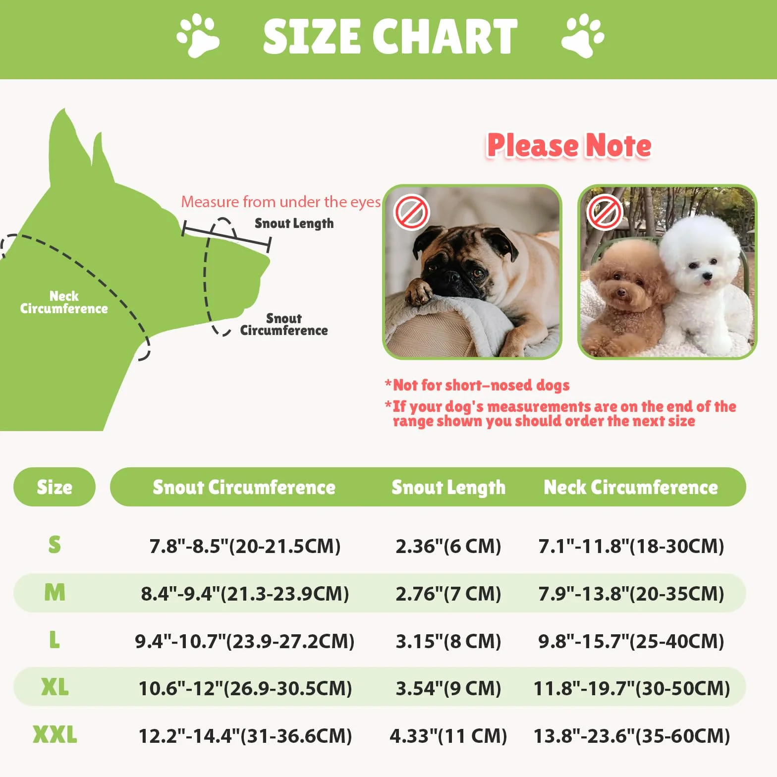 Muselières pour Chiens Anti-Grignotage, Colliers pour Chiens, Muselières Respirantes Réglables pour Animaux de Compagnie,Prévenir l'ingestion Accidentelle,Convient Animaux de Moyenne Taille(M)