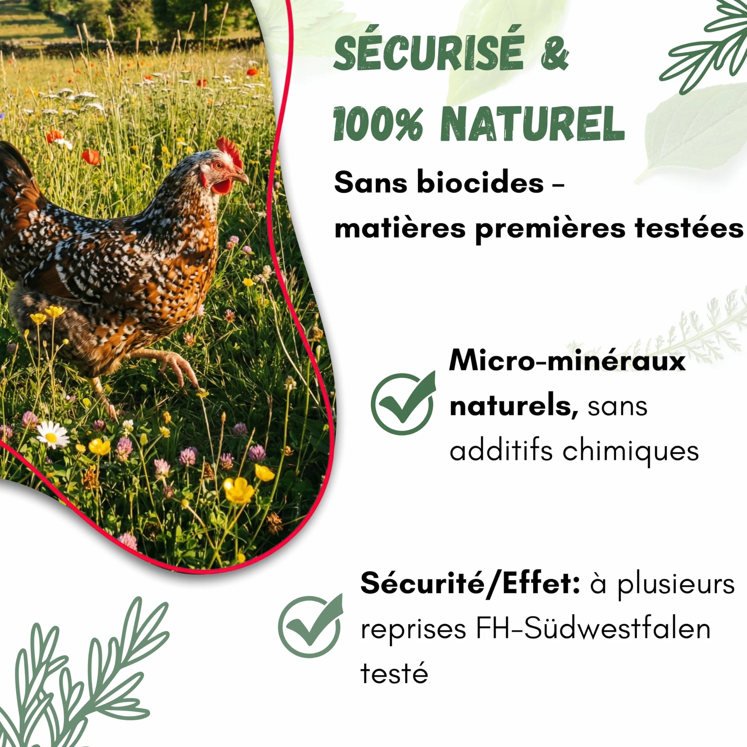 Lot de 3 bains de poussière pour poules 25 kg anti-acariens poudre naturelle