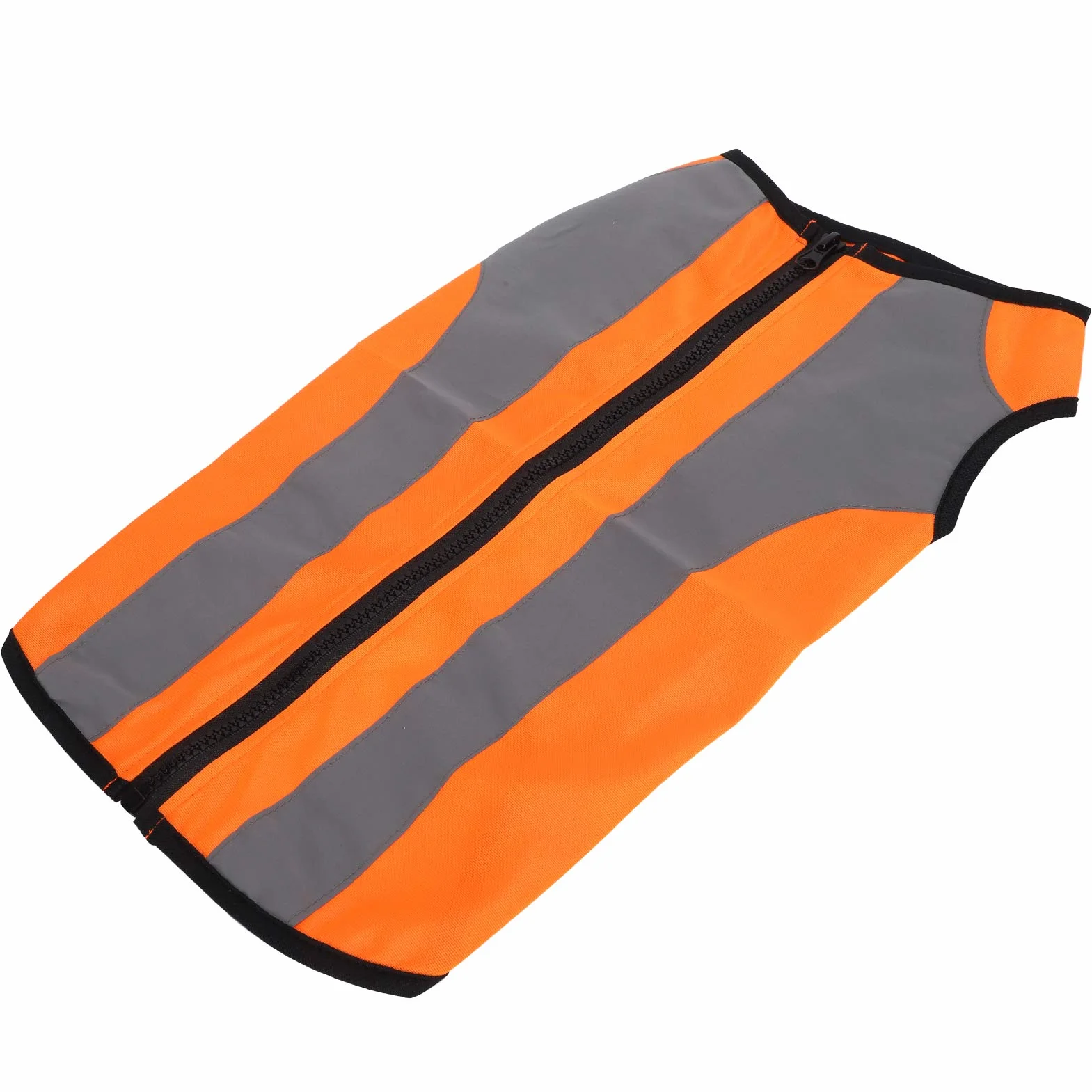 Gilet Réfléchissant de Sécurité pour Chien XL Orange Fluo, Veste Lumineuse Haute Visibilité